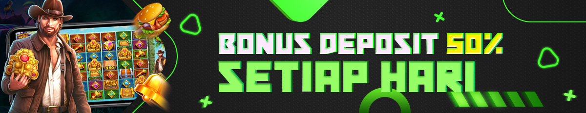 BONUS DEPOSIT HARIAN 50% DESA4D